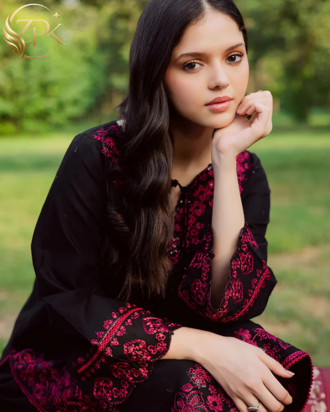 BATIK-2PIECE LAWN EMBROIDERED SHIRT WITH LAWN EMB SLEEVES-ZPK-267