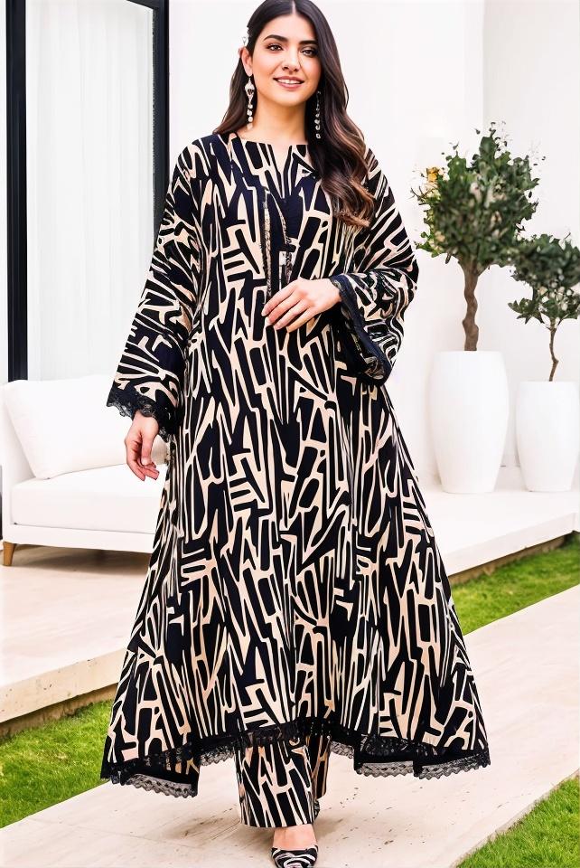 RUPAS-2PC PRINTED SUIT IN LAWN FABRIC-ZPK-01