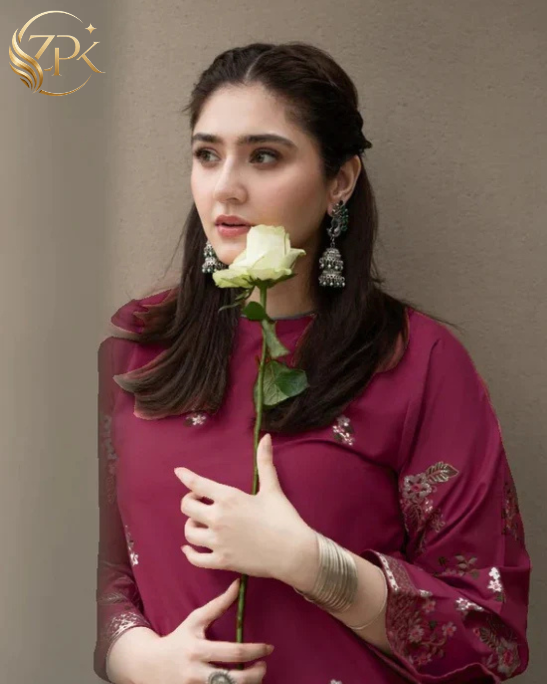 URGE-2PC LAWN EMB WITH SHIRT AND EMBROIDERED TROUSER-ZPK-224