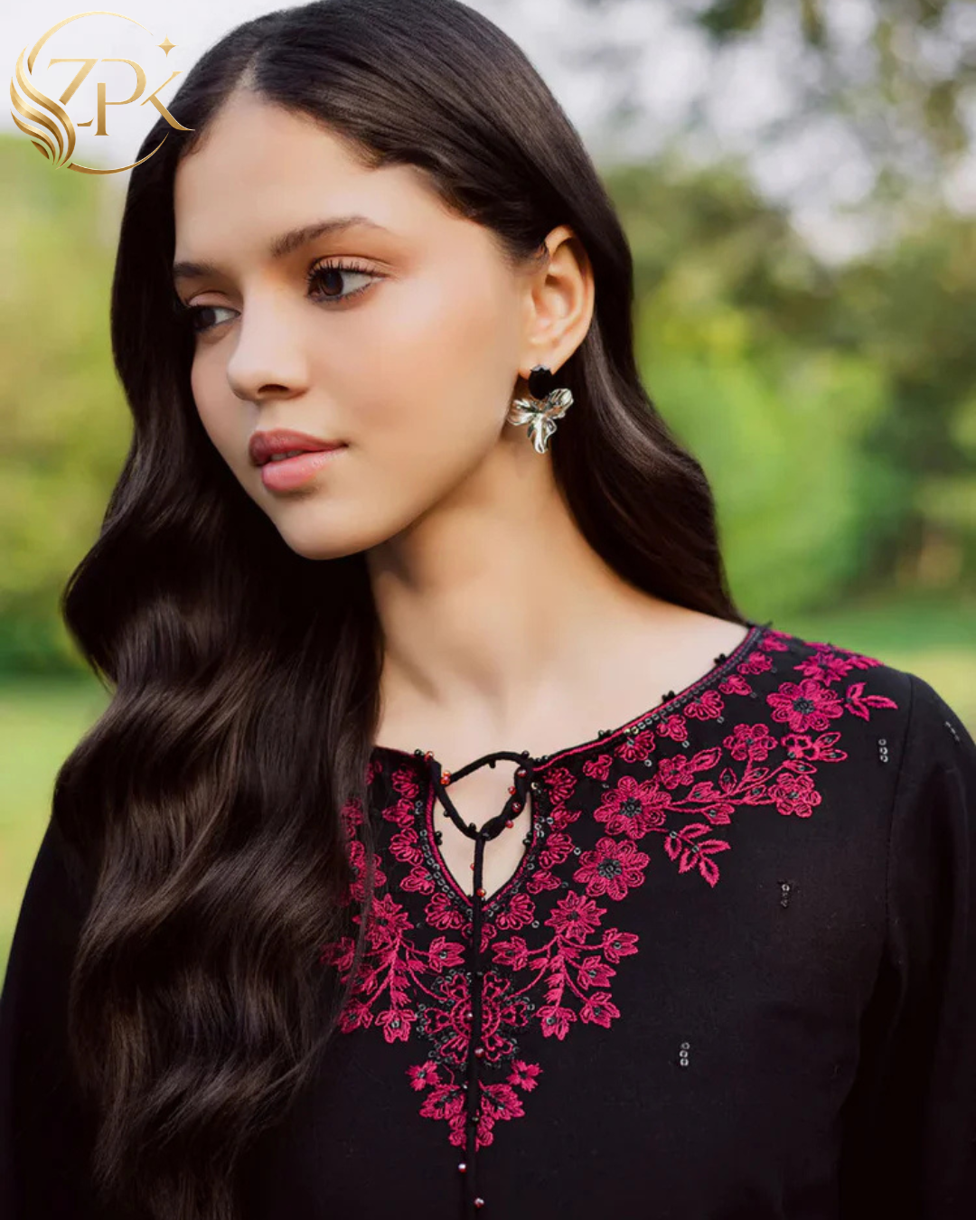 BATIK-2PIECE LAWN EMBROIDERED SHIRT WITH LAWN EMB SLEEVES-ZPK-267